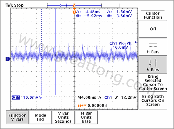  圖10. 在VCO電源端增加旁路電容后減小了噪聲。-深圳宏力捷